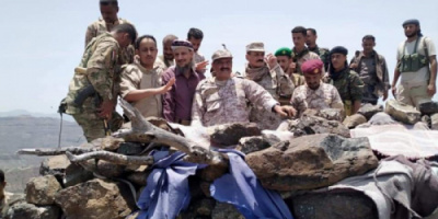 قيادي بـ الانتقالي يزور القوات الجنوبية في جبهة كرش