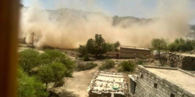 تفجير منزل شيخ قبلي شمالي الضالع