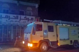 خليفة الإنسانية تخمد حريقًا في سوق بحديبو