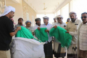 خليفة الإنسانية تحمي نخيل سقطرى من الرياح