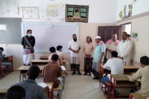 انتقالي ساه يتفقد سير الامتحانات بثانوية باوزير