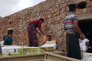 خليفة الإنسانية تتحدى الجغرافيا لإغاثة سكان عسروتي