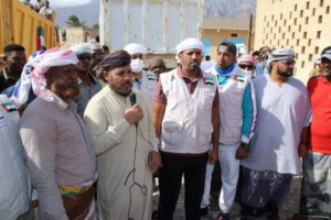 الثقلي يثمن الدور الإنساني لمؤسسة خليفة بسقطرى