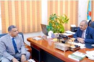 الرئيس الزُبيدي يلتقي الأمين العام للمجلس المحلي بالعاصمة عدن