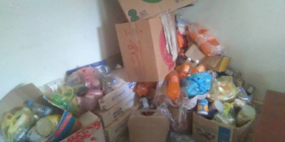 ضبط مواد غذائية تالفة بمحلات زنجبار