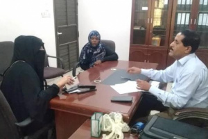 رئيس انتقالي أبين يطلع على سير نشاط جمعية الاماني الاجتماعية 