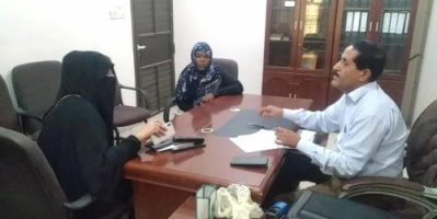 رئيس انتقالي أبين يطلع على سير نشاط جمعية الاماني الاجتماعية 