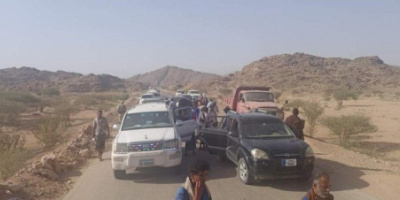 مليشيا الشرعية تحتجز مواكب فعاليات شبوة في عبدان