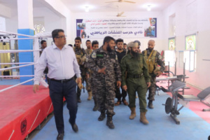 العميد الوالي يزور معسكر قوات حماية المنشآت الحكومية