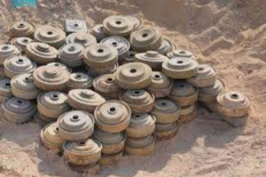 مسام يطهر 708 آلاف متر من ألغام الحوثي في أغسطس