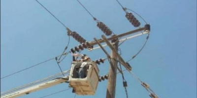 كهرباء عدن : صيانة 3 أعطال في أنحاء العاصمة 