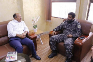بن عفيف والوالي يناقشان جهود تأمين مبنى وزارة الصناعة والتجارة