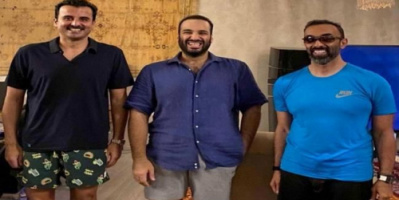 لقاء يجمع محمد بن سلمان وتميم بن حمد وطحنون بن زايد