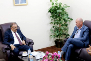 الوزير حُميد يلتقي بممثل مكتب برنامج الأمم المتحدة الإنمائي 