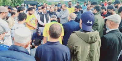 قيادات من الانتقالي تشارك في تشييع المناضلة عيشة محسن بمدينة شيفيلد البريطانية