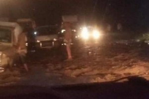 غزارة الأمطار تعيق الحركة على هيجة – العبد