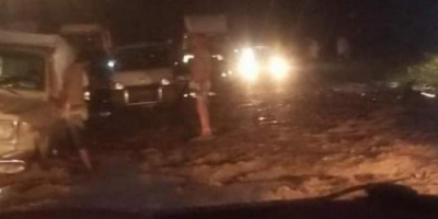غزارة الأمطار تعيق الحركة على هيجة – العبد