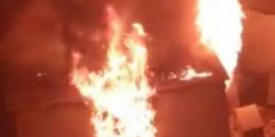 اندلاع حريق في غرفة محول الكهرباء في وديع حداد بمديرية المنصورة