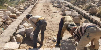 الضالع.. حملة شعبية لرصف طريق العوابل - المضو بالشعيب
