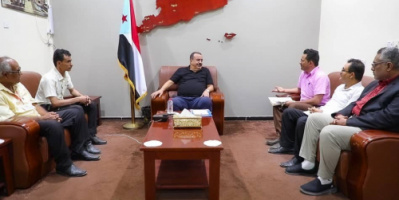 اللواء بن بريك يلتقي برئيسة بعثة أطباء بلا حدود 