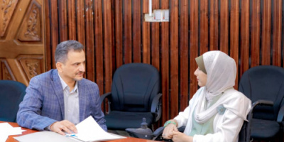 محافظ العاصمة عدن يلتقي رئيس الشبكة الوطنية لمناصرة ذوي الهم