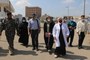 وفد رفيع المستوى من بريطانيا يزور مستشفى الصداقة بعدن 
