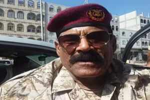 قائد ألوية المشاة البرية الجنوبية يعزي باستشهاد القائد العسكري الكبير اللواء الركن ثابت جواس 