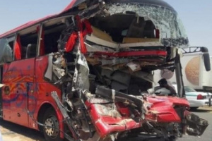 حادثة المعتمرين المصريين بالسعودية يسبب بوفاة 4 وإصابة 43 آخرين 