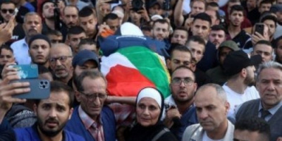 تشييع جثمان الصحفية الفلسطينية الشهيدة شيرين أبو عاقلة