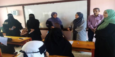 سوقي تتفقد سير امتحانات الثانوية العامة في ثانوية أبان بصيرة