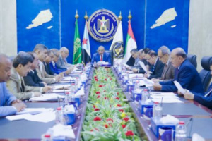 رئاسة الانتقالي تطالب حكومة المناصفة بدعم الأمن في مجابهة الإرهاب 