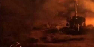 تدمير رتل عسكري لميليشيات الإخوان في منطقة نوخان بأطراف شبوة