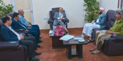 الوزير حُميد يلتقي رئيس الهيئة العامة لتنظيم شئون النقل البري ومدير عام ميناء الوديعة