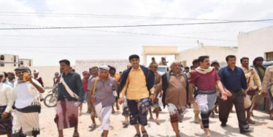 الجبواني ومنصور يزوران مديرية رضوم في محافظة شبوة