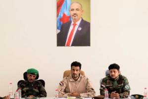 العميد الربيعي يترأس الاجتماع الدروي لقوات الحزام الأمني العاصمة عدن