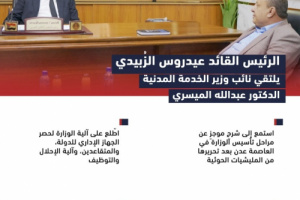 أبرز ما جاء في لقاء الرئيس الزُبيدي مع نائب وزير الخدمة المدنية "انفوجرافيك" 