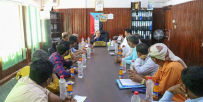 فريق الحوار الوطني الجنوبي يلتقي قيادة السلطة المحلية في مديرية البريقة