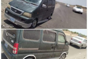 حزام العاصمة عدن يقبض على 4 اشخاص لارتكابهم سرقة مركبة في منطقة الممدارة 
