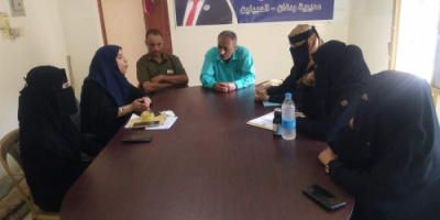 مدير إدارة الطفل والمرأة في انتقالي لحج تتفقد اعمال إدارات المرأة والطفل في رباعية ردفان