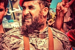 قائد ألوية المشاه البرية الجنوبية قائد اللواء الأول مشاه يعزي باستشهاد العميد هدار الشوحطي 