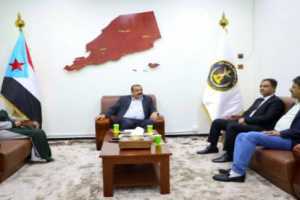 اللواء بن بريك يطلع من الجبواني على مستجدات الأوضاع في محافظة شبوة