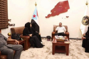 اللواء بن بريك: الانتقالي حريص على رعاية قضايا المرأة