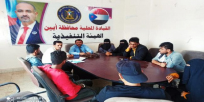 نائب رئيس انتقالي أبين يلتقي تحالف شباب الأحزاب والمكونات السياسية 