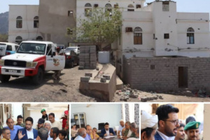 إلتزاماً بتوجيهات لملس.. ساكني استراحة الاتصالات بالتواهي يخلون المباني طواعية