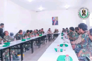 العميد الوالي يترأس اجتماعاً بقيادة قوات الحزام الأمني للعاصمة عدن