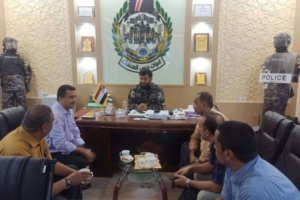 قائد قوات حرس المنشآت يناقش مع الوليدي جهود تأمين محطات توليد الكهرباء في عدن