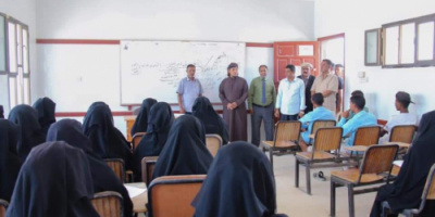 محافظ سقطرى يدشن العام الجامعي الجديد بكلية التربية