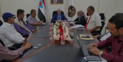 فريق الحوار الوطني الجنوبي الداخلي يلتقي منظمة أبناء شهداء ومناضلي ثورة ١٤ اكتوبر المجيدة