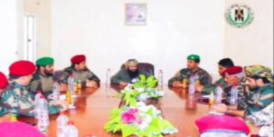 العميد الوالي يترأس اجتماعاً لقادة حزام طوق عدن