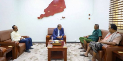 اللواء بن بريك يشدد على التنسيق الأمني في لودر